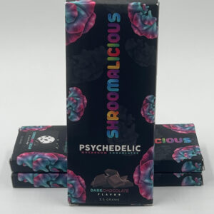 SHROOMALICIOUS PSYCHEDELIC MUSHROOM CHOCOLATE BAR 3.5G (Dark Chocolate) $35